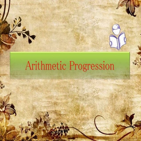 Arithmeticprogression 