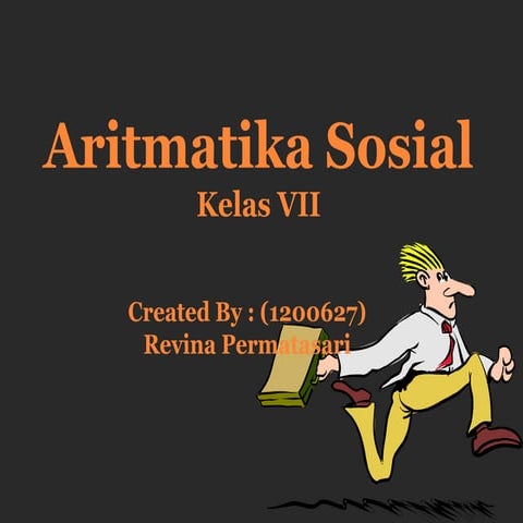 Aritmatika sosial (revina pematasari 1200627)