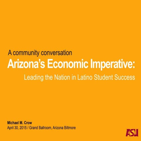 Arizona's Economic Imperative: Leading the Nation in Latino Student Success