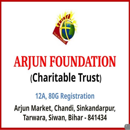 ARJUN FOUNDATION Profiledddddddddddd.pptx