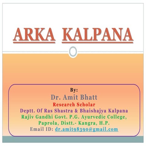 Arka  Kalpana