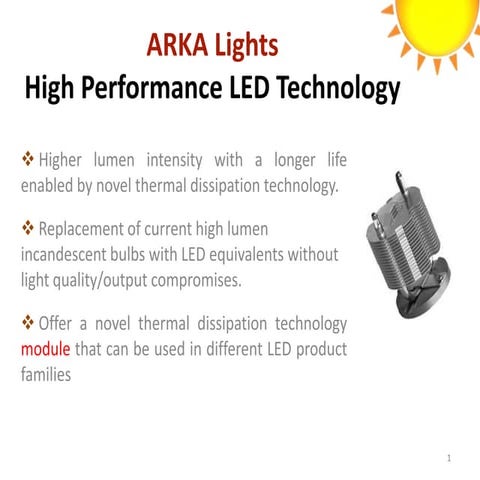 Arka lights lecture 7 partners