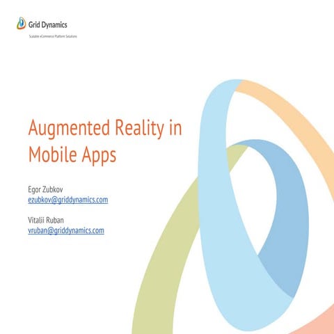 Augmented reality in mobile applications 