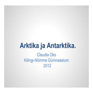 Arktika ja antarktika