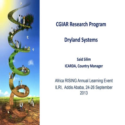 Introducing the CGIAR research program on dryland systems