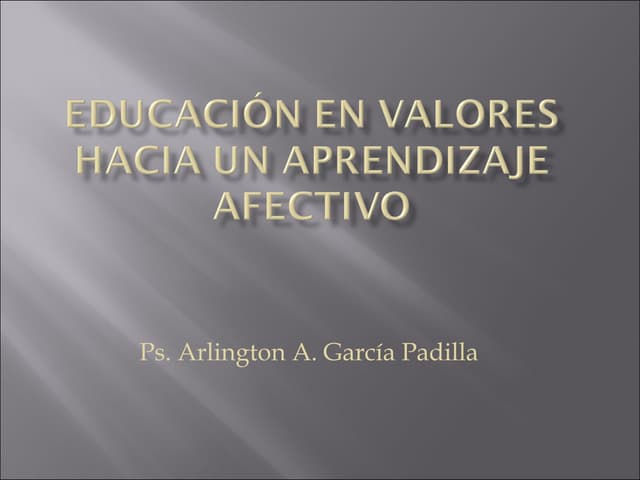 Arlington Garcia Presentacion De Ed...