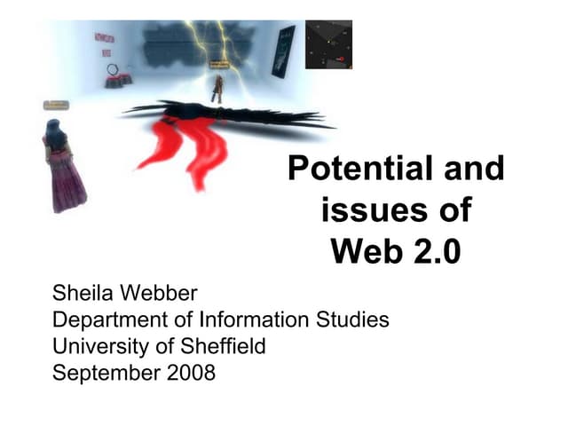 Potential and issues of Web 2.0