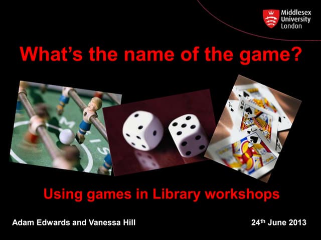 ARLIS workshop June 2013