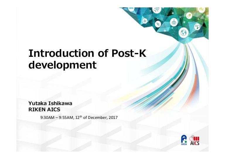 Introduction Of Post K Development