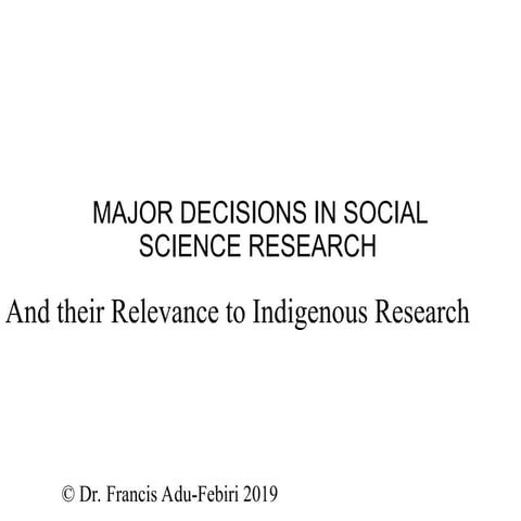 ARM-lect 3 MAJOR RESEARCH-DECISIONSffffff