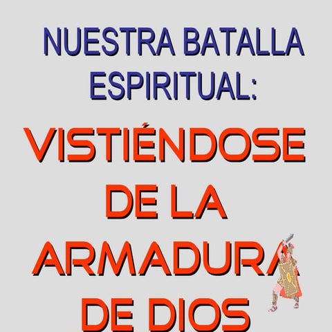Armadura de dios