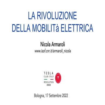 Tesla Club Italy Revolution 2022 - La rivoluzione della mobilità elettrica