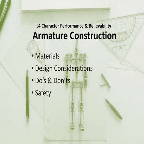 Armature construction & materials