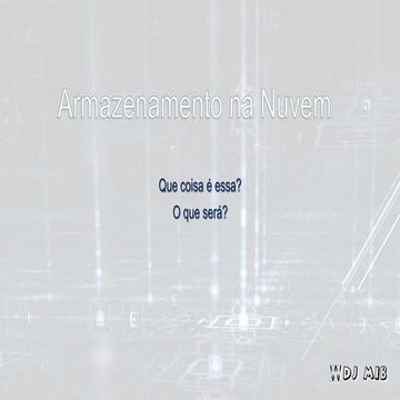 Armazenamento na nuvem