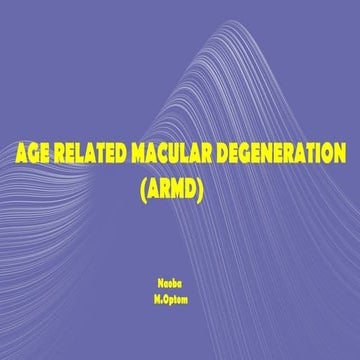 Age related macular degeneration | PPTX