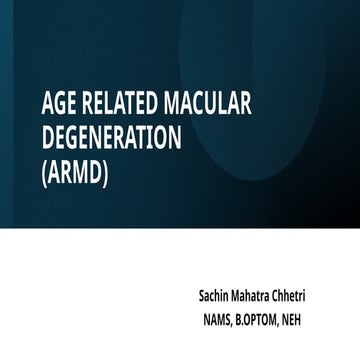 Age related macular degeneration | PPTX