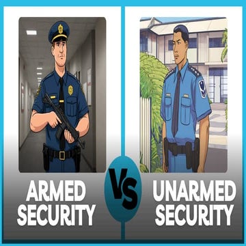 Armed security guard VS Unarmed security Guard | PPT