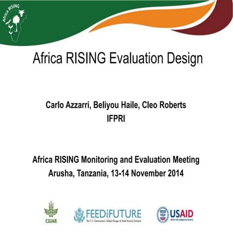 Africa RISING evaluation design