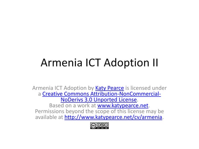Armenia ict adoption ii