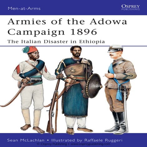 Armies of the adowa campaign 1896   the italian disaster in ethiopia (men-at-...