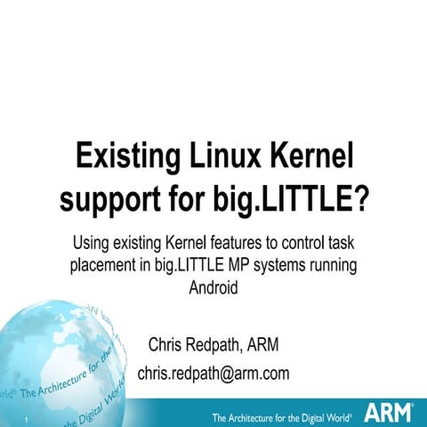 Q2.12: Existing Linux Mechanisms to Support big.LITTLE