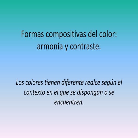Armonia de colores