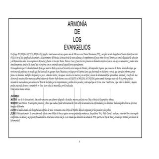 Armonia de los evangelios