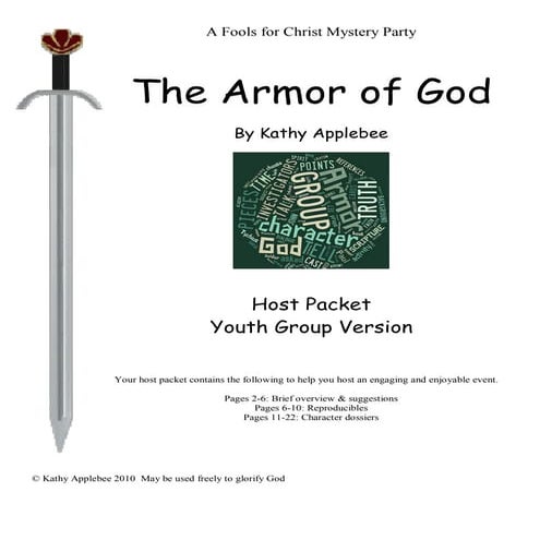 Armor of God mystery activity | PDF