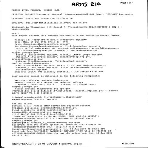 CAR Email 7.9.02 (a) | PDF
