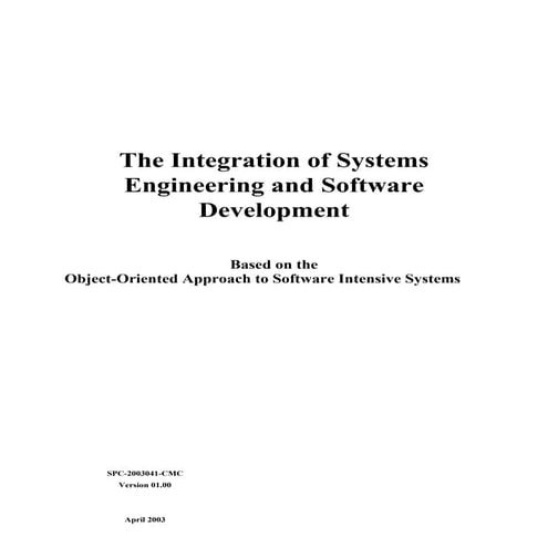 Armstrong bocast integration_of_systems_engineering_and_software_development_...