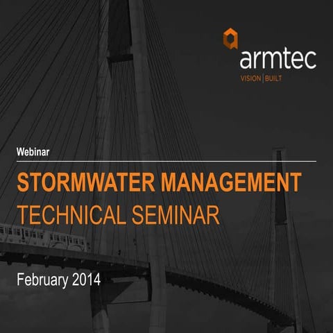 Stormwater Management Technical Seminar - Armtec