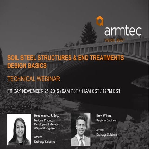Armtec - Introduction to Soil Steel Structures & End Treatments