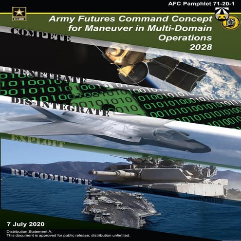 Army Futures Command Concept for Maneuver in Multi Domain Operations 2028