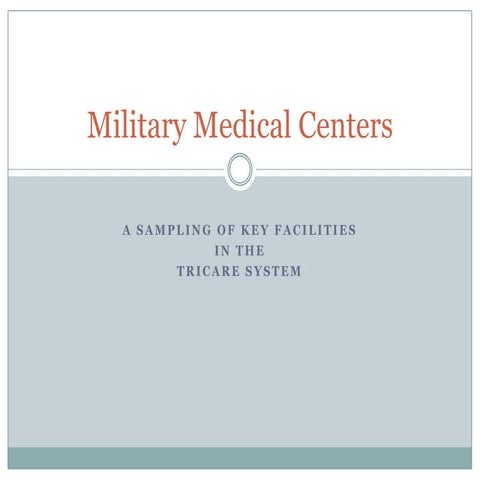 Military Medical Centers