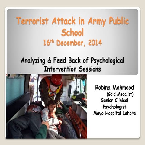 Army public school incidence by Dr  Robina Mahmood 