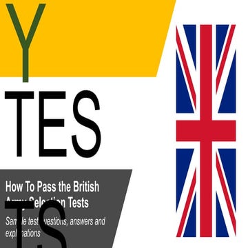 ARMY TESTS - How To PASS the (NEW) British Army Selection Tests that replace ...