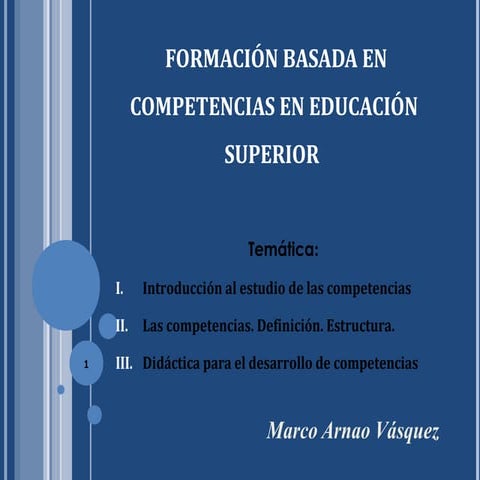 Formación por competencias