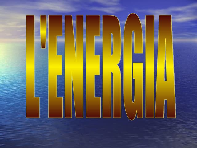 L´energia