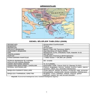 Arnavutluk - Dis Ticaret Ulke Rapor...