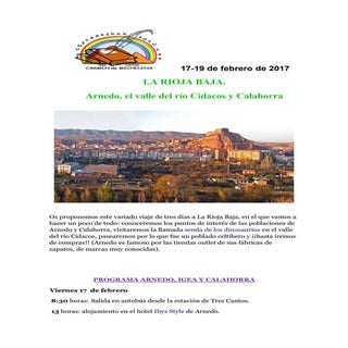 Viaje cultural a la Rioja Baja y Ar...