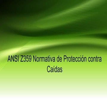 Arnes y protecion contra caidas ansi z359 | PPT