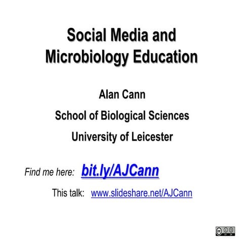 Social Media in Microbiology Education