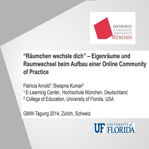 CoP_und_Lernraeume_GMW2014_Arnold_Kumar