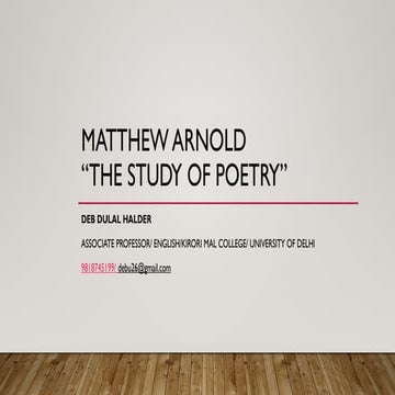 CRITIC MATHEW ARNOLD_THE_STUDY_OF_POETRY.pptx