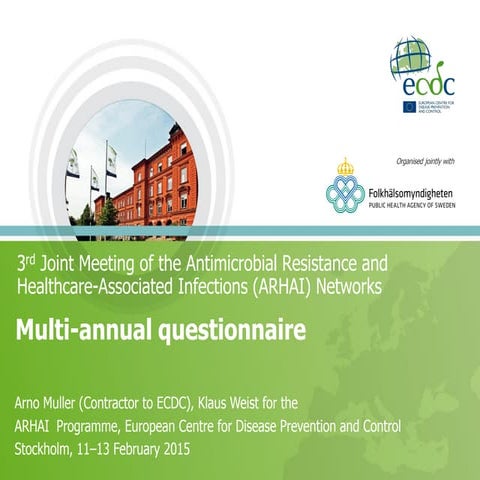 Multiannual questionnaire. Arno Muller (France)