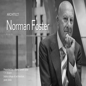 Ar Norman foster and works casestudy