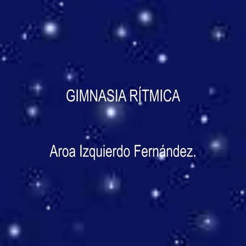 Aroa-Gimnasia rítmica