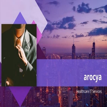 arocya | Healthcare IT Ecosystem, platform with software, services and market...