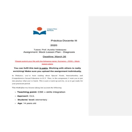 Aromando, Redondo  pdiii - mock lesson plans - pass