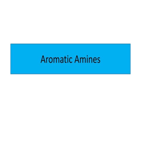 Aromatic amines